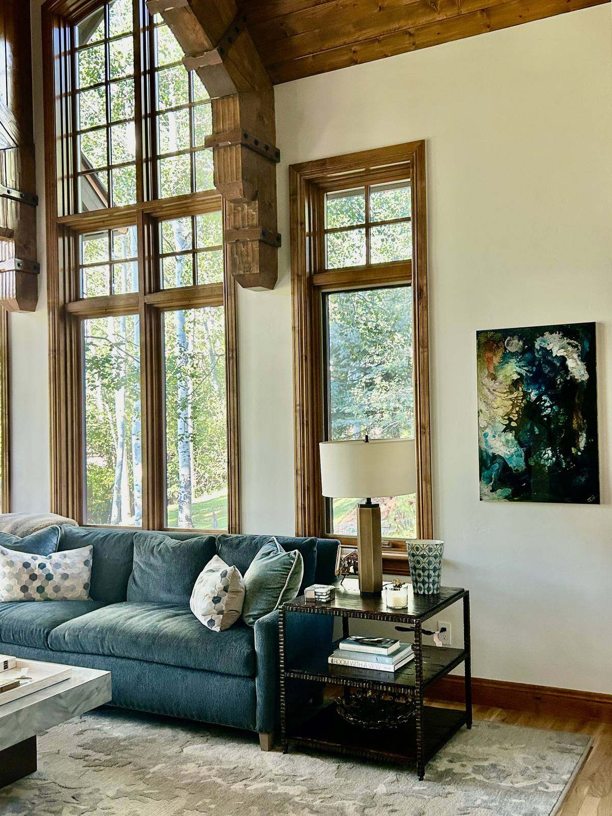 Custom piece in a private residence, daylight